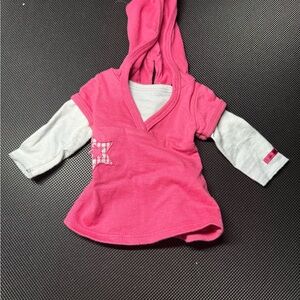 American Girl - Pink Hoodie Dress